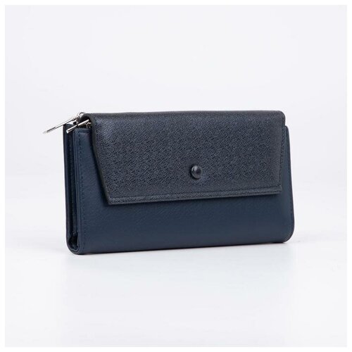 фото Кошелёк на магнитах, цвет синий