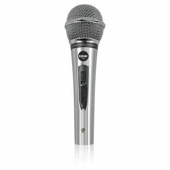 Микрофон BBK проводной CM131 5м серебристый