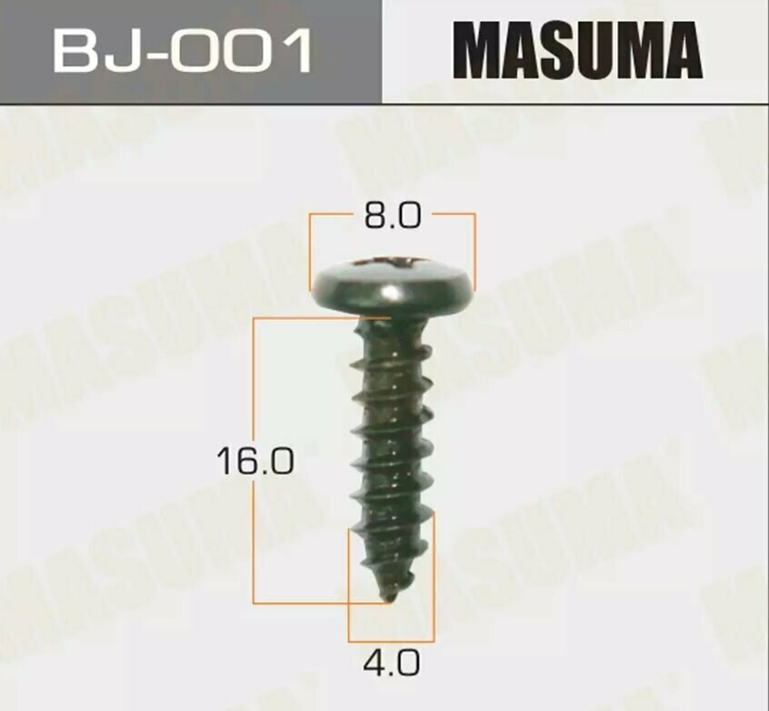 Masuma BJ-001 комплект саморезов