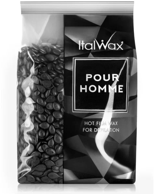 Воск горячий (пленочный) ITALWAX POUR HOMME мужской гранулы 1 кг
