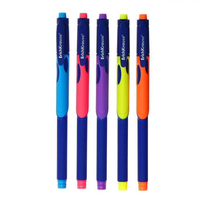 Ручка шариковая Erich Krause "Ultra Glide Technology ErgoLine Kids" синяя, 0,7мм, грип 41539 - фотография № 3
