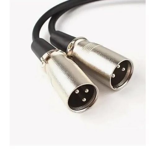 шнур переходник xlr шт 6 35мм шт стерео позолоченный контакты с кабелем 0 3м 2 711g Шнур-переходник XLR шт -XLR шт с кабелем 0,3м (2-720G)