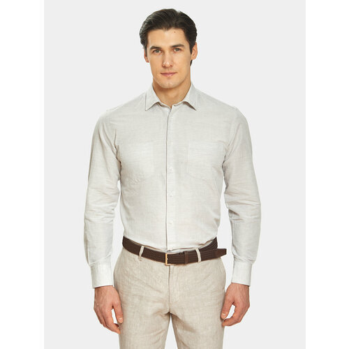 фото Рубашка kanzler, размер 42, бежевый