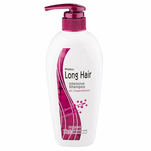 Mistine Шампунь для длинных волос интенсивный с коллагеном и кератином 400 мл