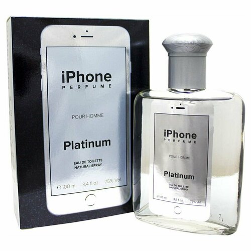 Абар Туалетная вода мужская Iphone Perfume Platinum 100мл