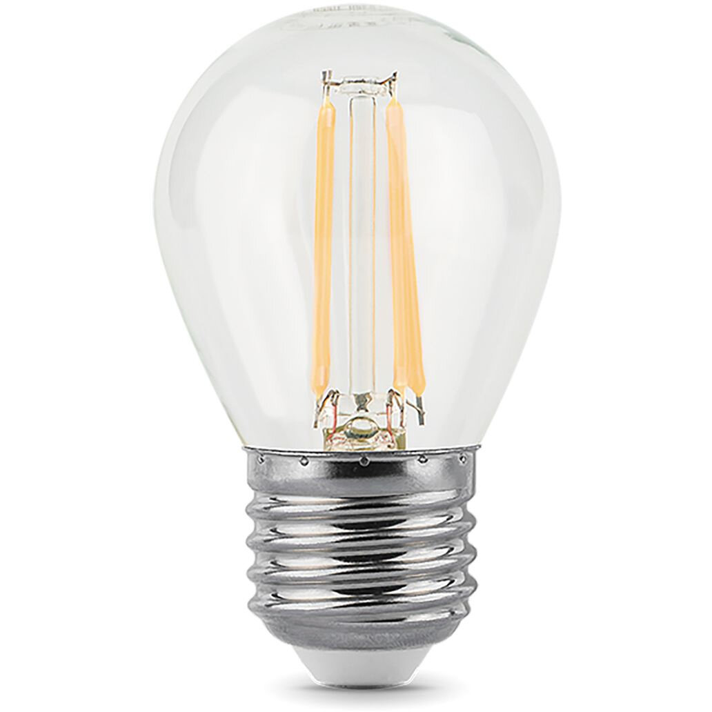 Светодиодная лампа GAUSS LED Filament Шар E27 9W 680lm 2700K (упаковка 10 шт.) - фотография № 10