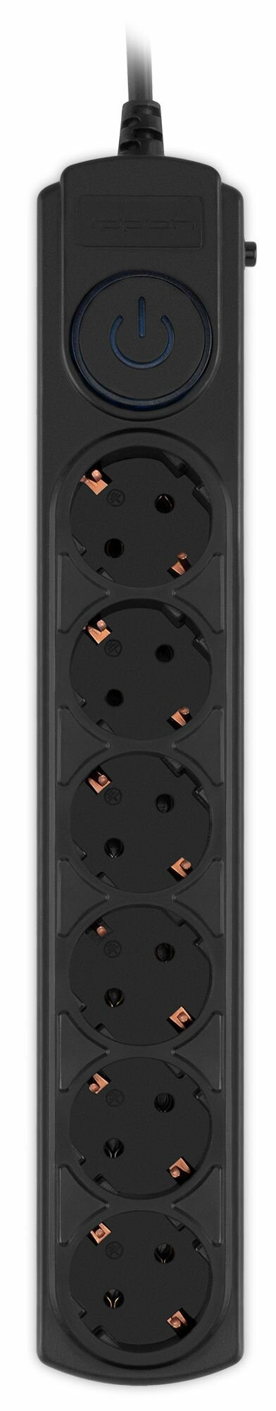 Сетевой фильтр Ippon BK-6-UPS-1.8-10-B 1.8м черный - фото №18