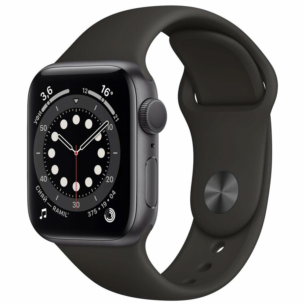 Apple Watch Series 6 40 мм Aluminium Case GPS RU Черные