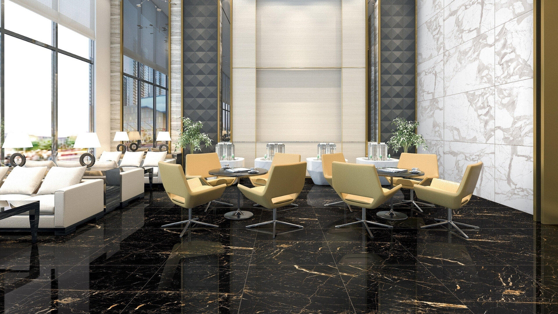 фото Керамогранит Neodom Black Gold Polished 60x120