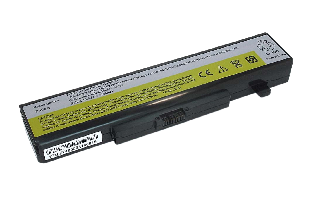 Аккумулятор для ноутбука IBM Lenovo IdeaPad B480 B585 G480 G580 N581 N586 V480 V580 Y480 Z480 Series. 10.8V 5200mAh 45N1049 L11L6F01