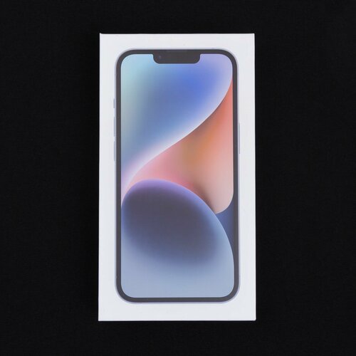 Коробка для iPhone 14 / Коробка для айфона 14 / Голубой