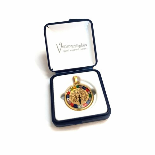 Подвеска arte di murano, муранское стекло, золотой