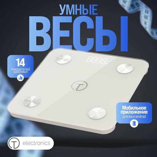 Весы напольные электронные Titan Electronics Умные весы электронные 180кг