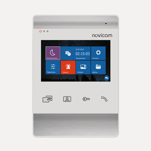 Изображение товара Видеодомофон для дома, офиса, квартиры Novicam WHITE MAGIC 4 HD