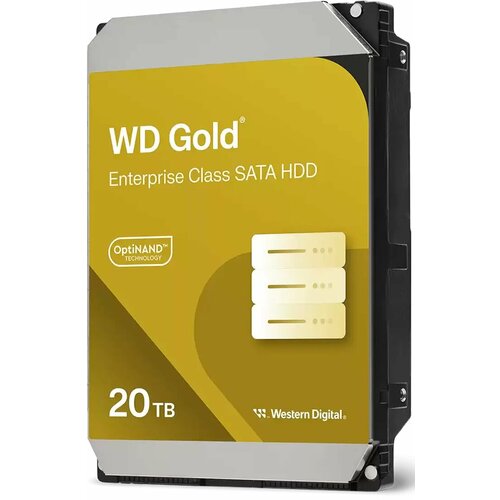 Жёсткий диск 20Tb SATA-III WD Gold WD202KRYZ 6650000₽