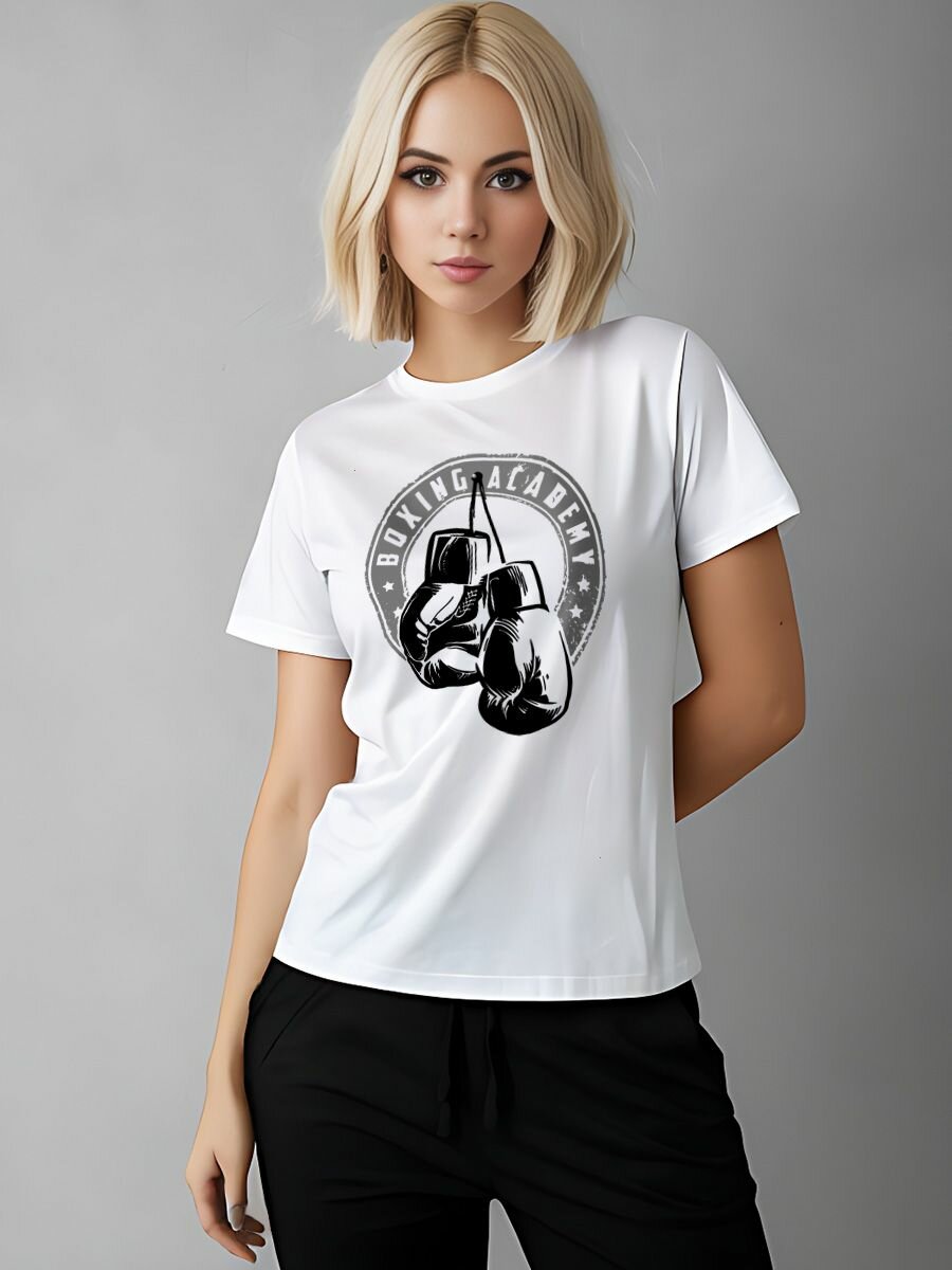 Футболка Printech размер L (44-46) белый