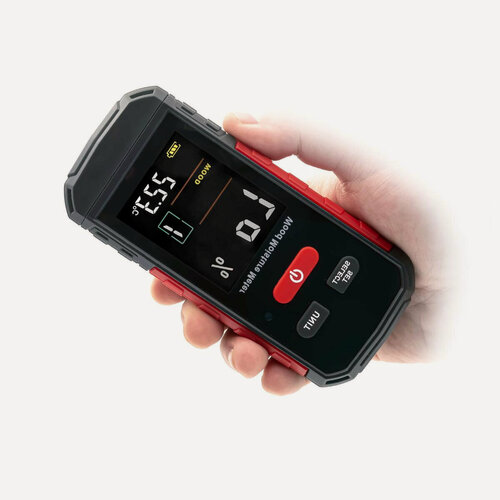 Изображение товара Профессиональный индукционный измеритель влажности стройматериалов и древесины WT635-HT (0,5-69%) - влагомер кирпич, бетон и древесина.