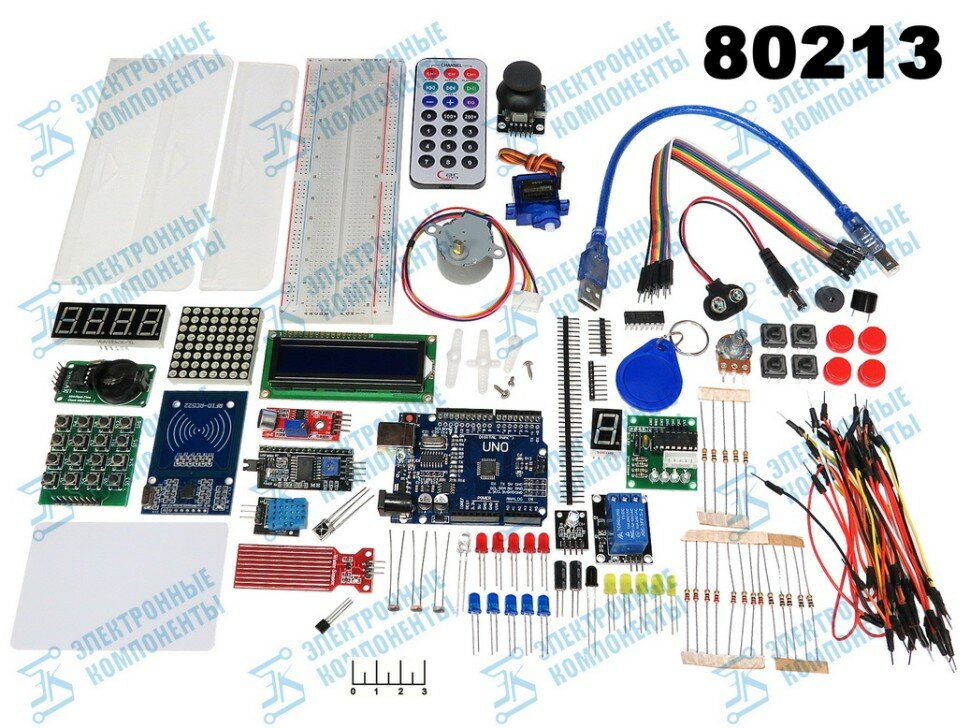 Радиоконструктор Arduino набор uno R3 + (40 позиций)