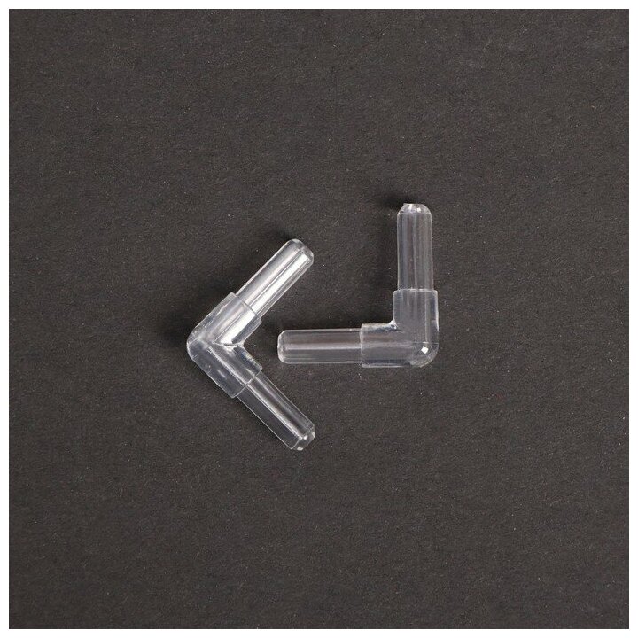 Пижон Аква Набор соединителей для трубок, уголок, Ф4 мм, 2 шт