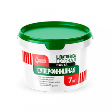Старатели Шпаклевка Суперфинишная полимерная готовая 7 кг