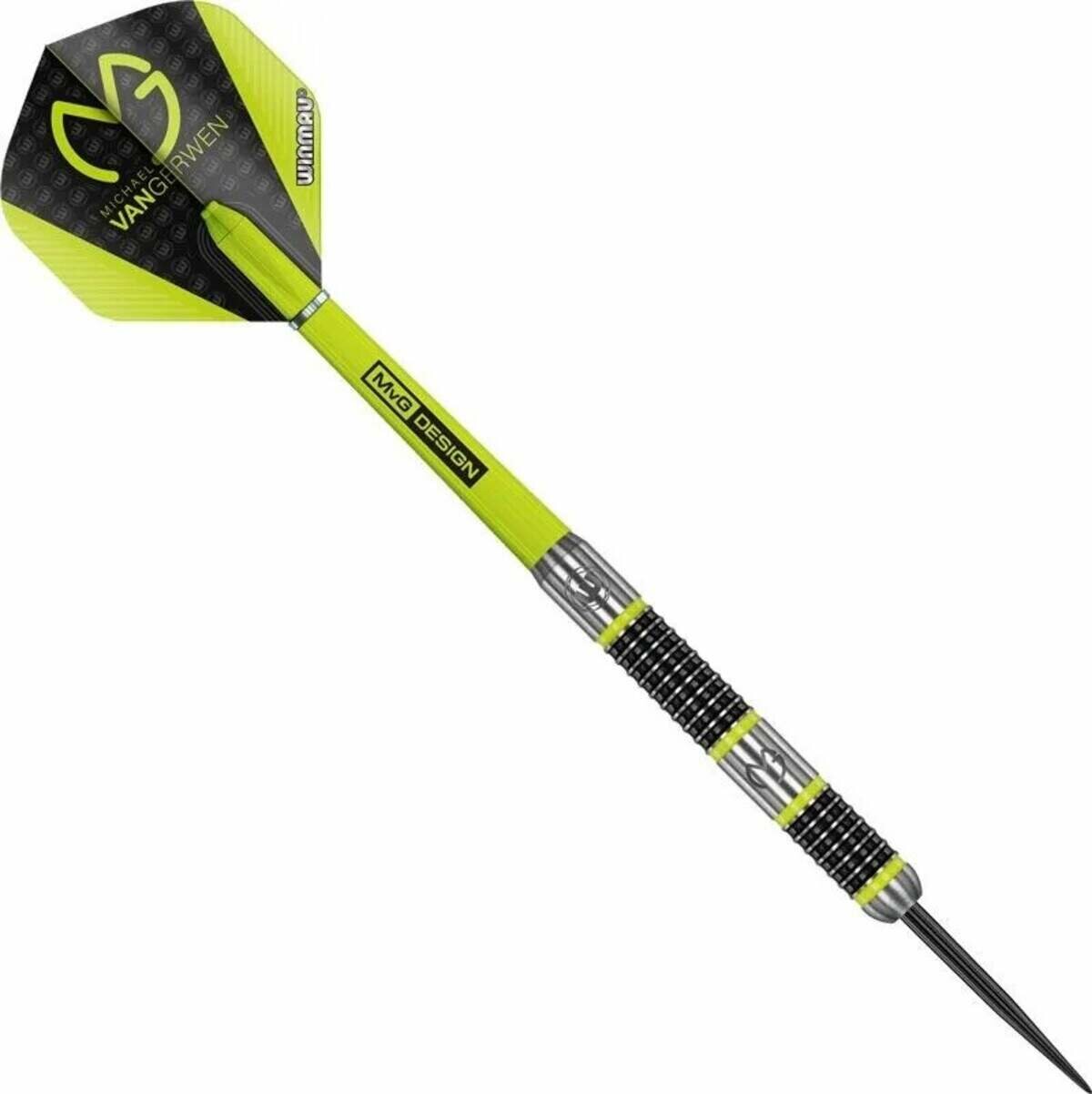 Дротики для дартс профессиональные Winmau MVG Aspire 23 г, вольфрам (2120) — фото 1