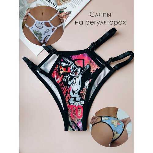 фото Трусы caramel underwear, размер m-l, черный, розовый
