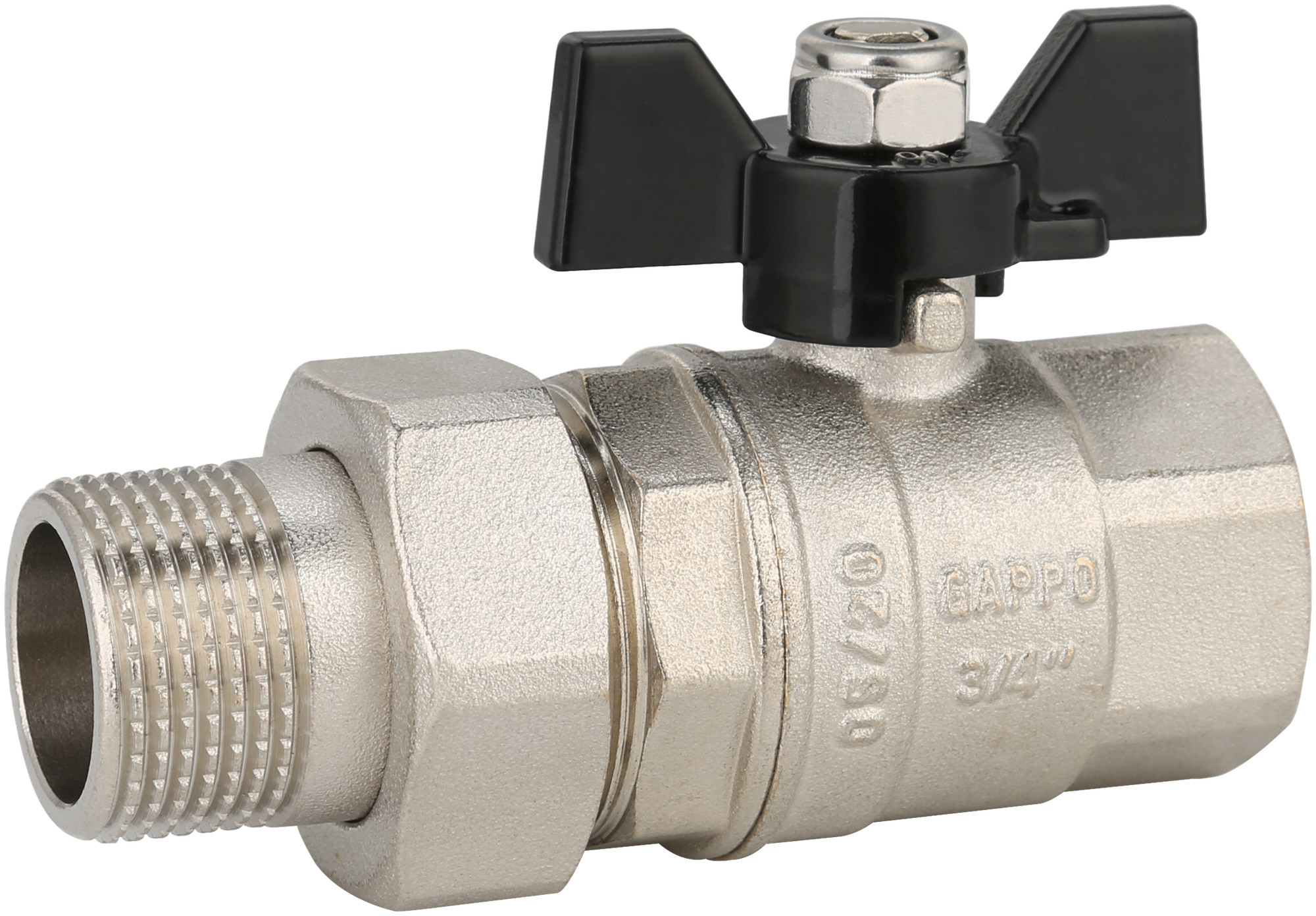 Кран Gappo G219.04 Американка с бабочкой, 1/2"