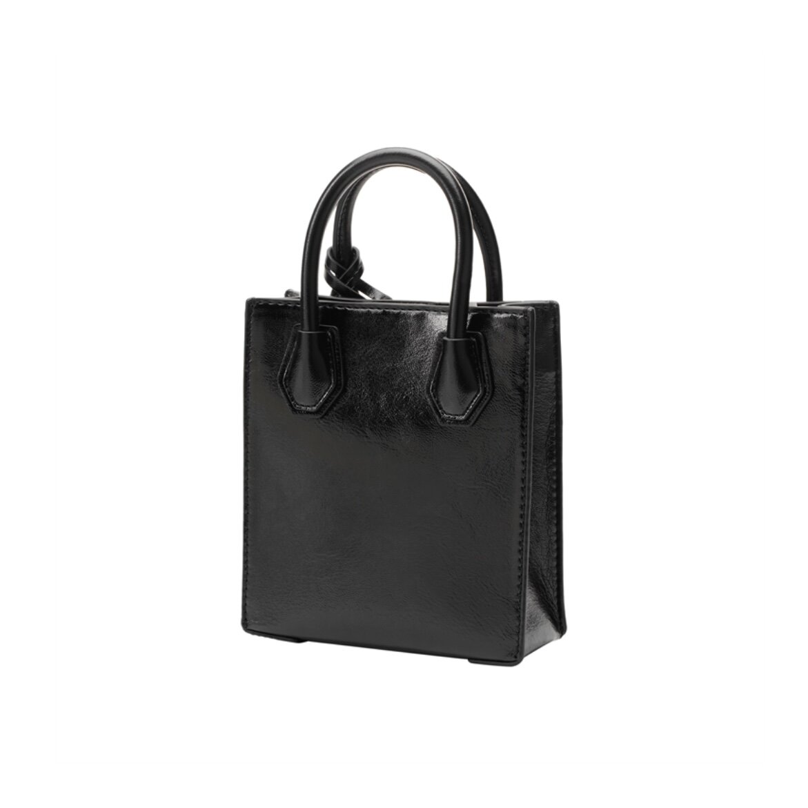 Сумка кросс-боди MICHAEL KORS MERCER, фактура лаковая, черный — фото 1