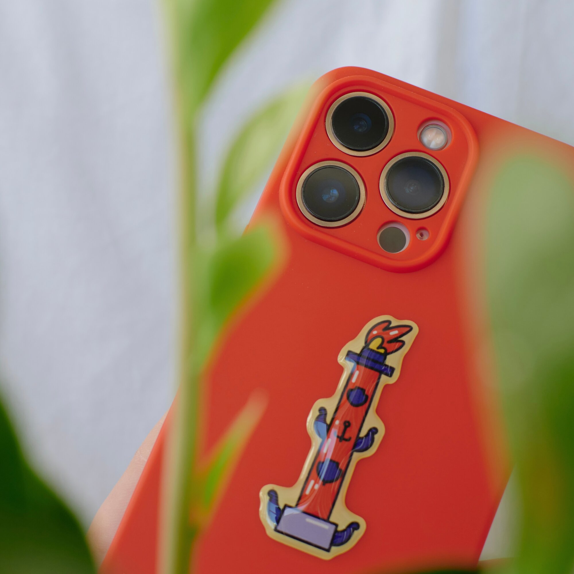 Объемные наклейки Ростральная колонна. Сувениры Санкт-Петербург Magniart — фото 1