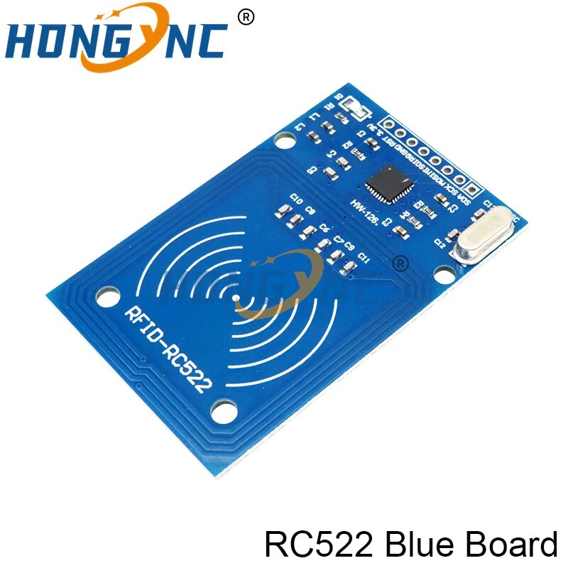 NFC RFID-модуль RC522 MFRC-522 PN532 RDM6300 Комплекты S50 13,56 МГц 125 кГц 6 см с тегами SPI Запись и чтение для arduino, RC522 Blue