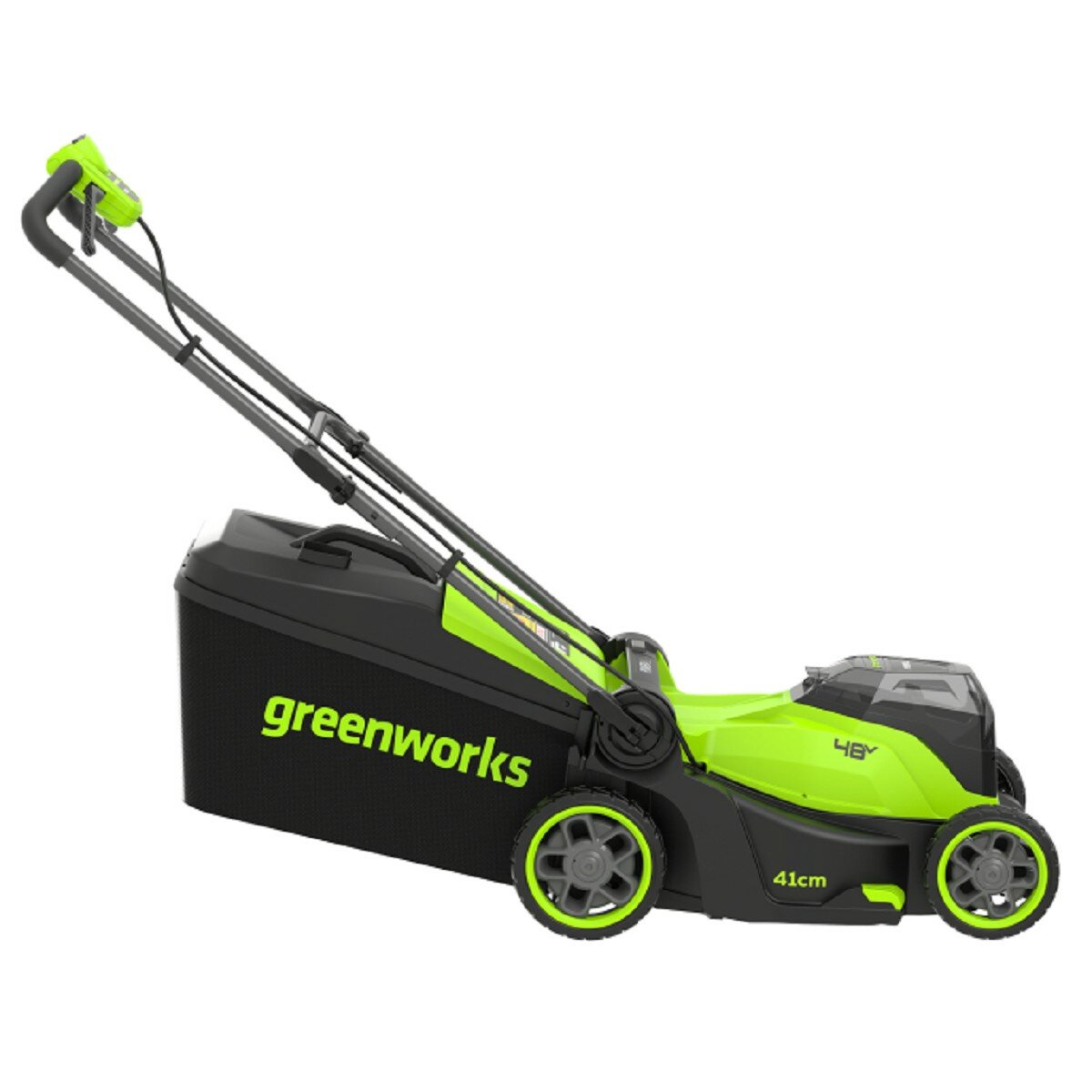 Изображение Газонокосилка аккумуляторная GREENWORKS 2520907 2x24V, 41 см, бесщеточная, без АКБ и ЗУ