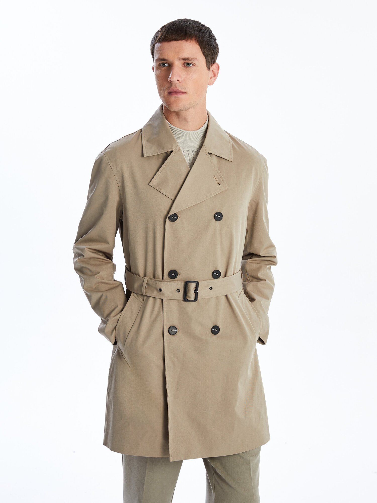 Тренчкот LC Waikiki, размер XL, beige