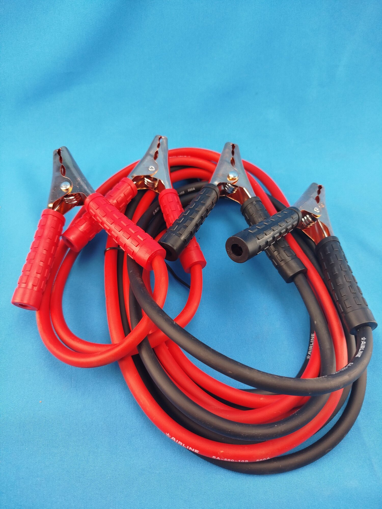 Провода прикуривания "AIRLINE" 500А (4м, 12/24В) — фото 1