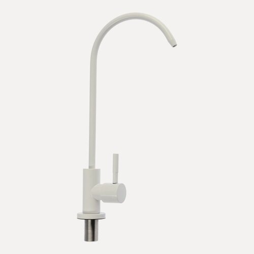 Изображение товара Кран для всех видов бытовых фильтров ZEIN К-06, нержавеющая сталь, белый 10198208