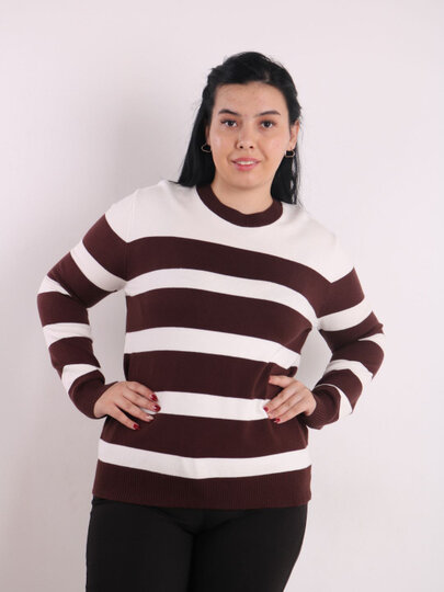 Свитер , размер OneSize, коричневый — фото 1