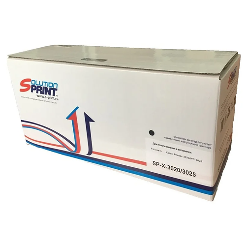 Картридж SOLUTION PRINT SP-X-3020/3025, 1500 стр, черный лазерный картридж easyprint lx 3020 106r02773 3020 3025 для принтеров xerox черный