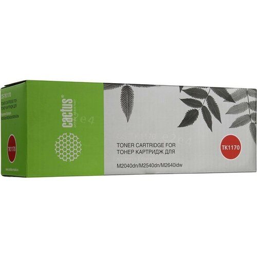 Набор картриджей Cactus CS-TK1170-2 черный 7200 страниц совместимый для Kyocera Ecosys M2040dn M2540dnM2640idw 1100₽