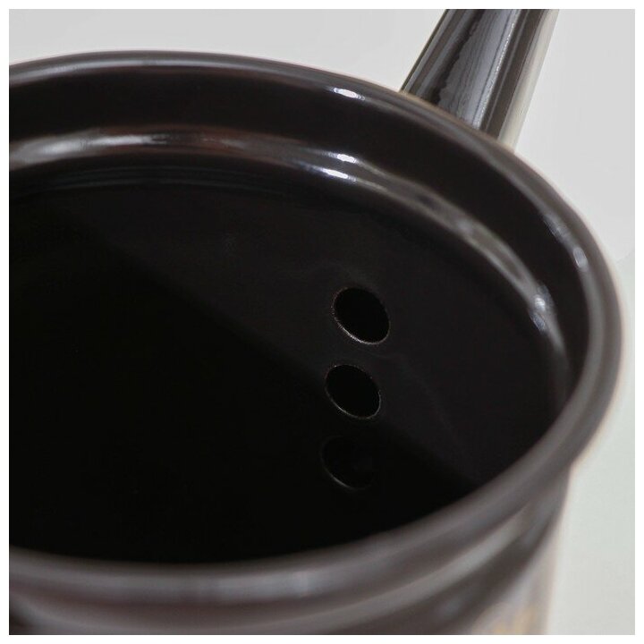 Чайник заварочный 1 л, фиксированная ручка, цвет красно-чёрный, рисунок микс - фотография № 7