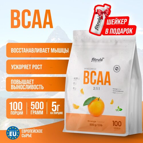 фото Fitr bcaa аминокислоты бцаа порошок 500 гр ананас (квадропак) fitrule