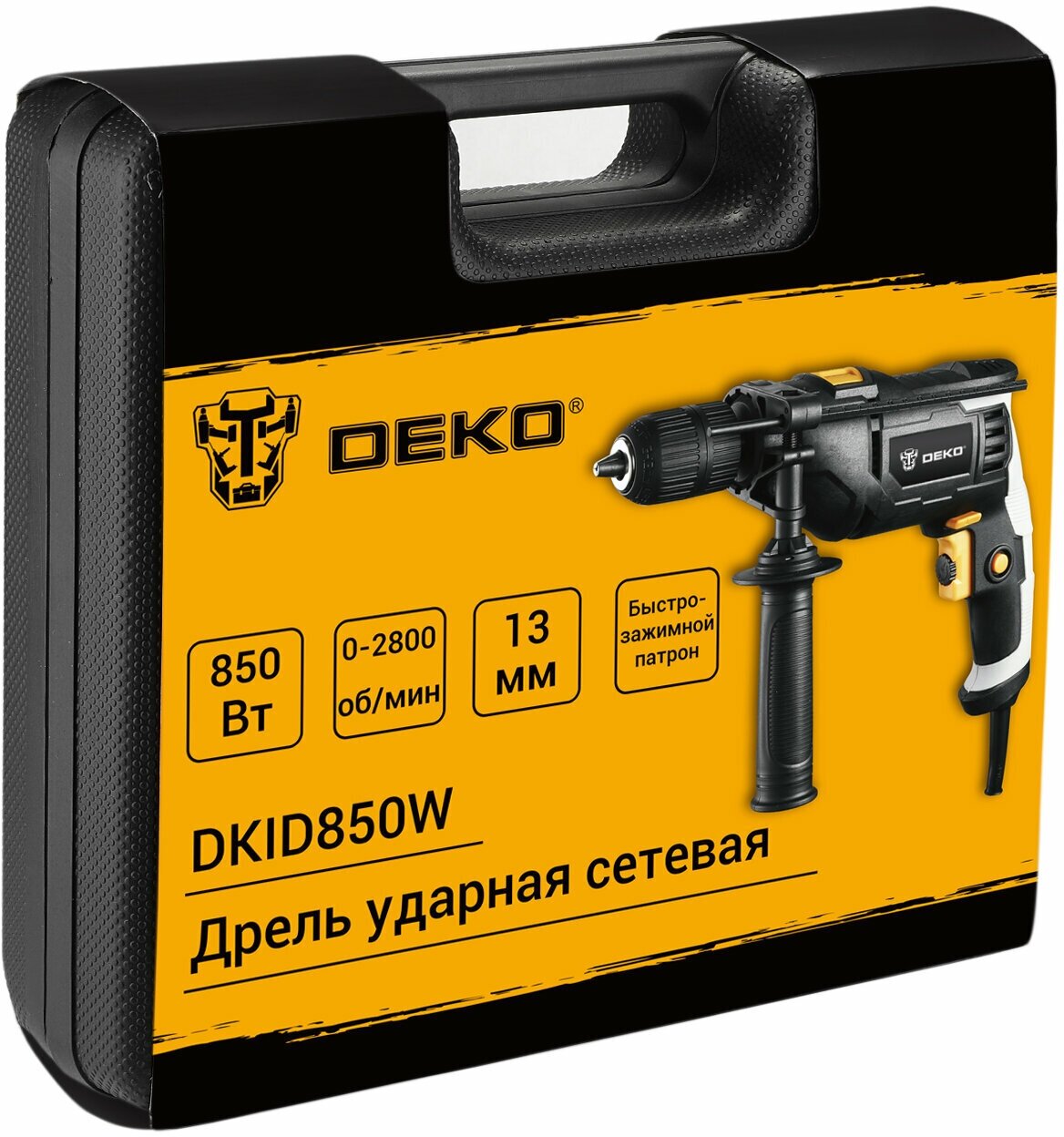 Дрель ударная Deko DKID850W (063-4326) - фото №4