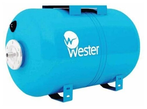 Гидроаккумулятор WAO 100 л 10 бар 1" наружная резьба горизонтальный Wester 0-14-0995