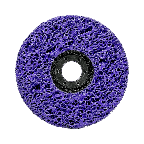 Зачистной диск 125мм для УШМ коралловый фиолетовый (жёсткий) СТУ-25300125