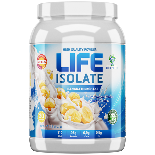 tree of life life isolate 907 р Протеин Tree of Life Life Isolate, 907 гр., банановый коктейль