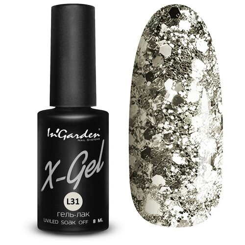 Гель-лак InGarden X-Gel №L31 8 мл ingarden x gel гель лак 172 8 мл