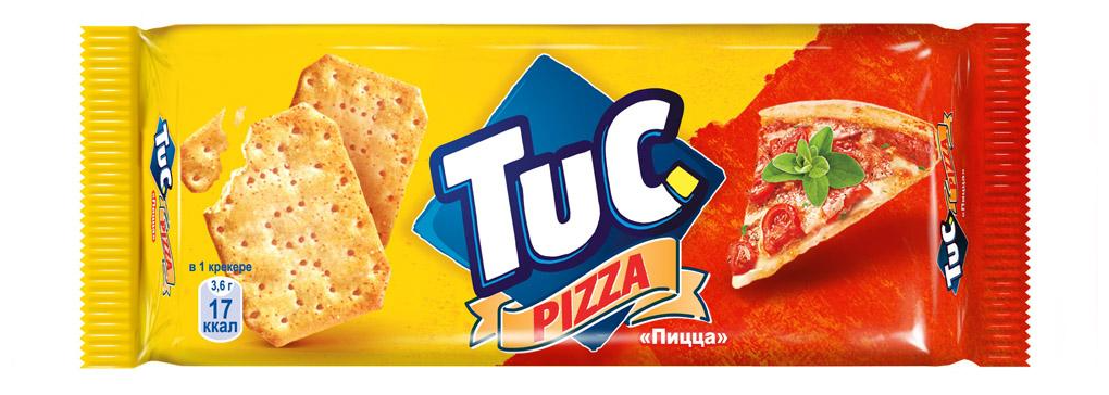 TUC крекер со вкусом пиццы 100г Набор 10шт - фотография № 2