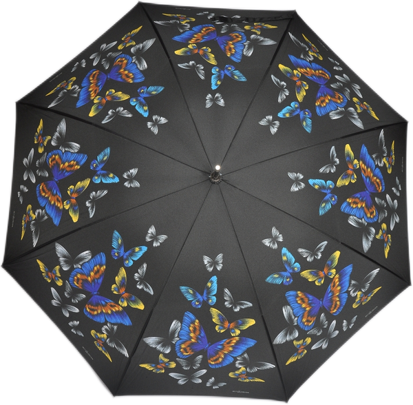 Зонт-трость ZEST, полуавтомат, купол 102 см., 8 спиц, чехол в комплекте, для женщин