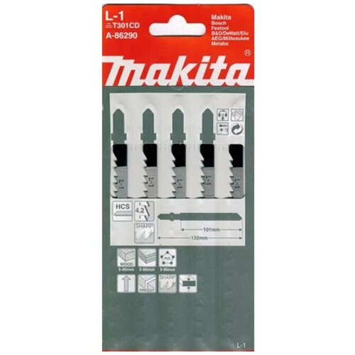 Пилки для лобзиков Makita 105 мм. № L1 A-86290