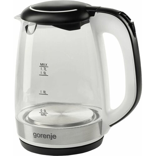 Чайник электрический Gorenje K17GLBWGOR черный корпус стекло 368800₽