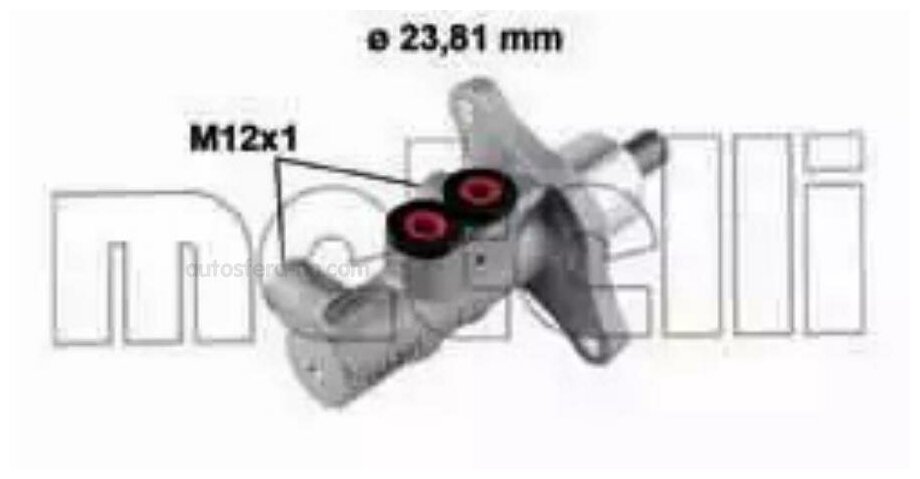 METELLI 05-0776 Главный тормозной цилиндр [23,80 mm]