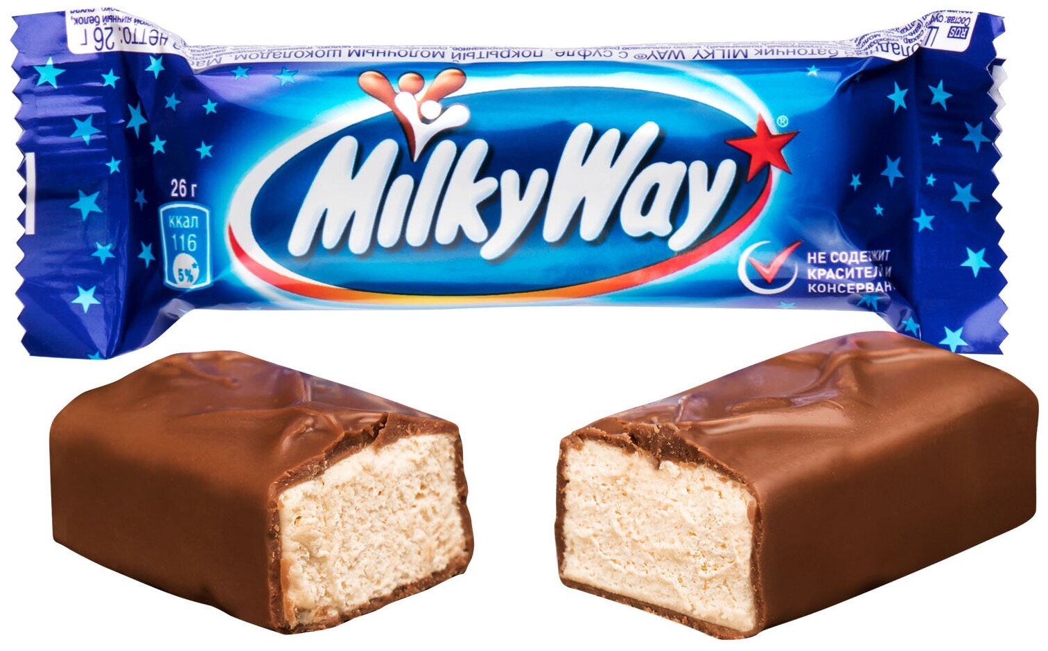 Батончик Milky Way с суфле, 26 г, 36 шт.